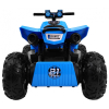Quad na akumulator Sport Run dla dzieci Niebieski + Napęd 4x4 + LED + Radio MP3